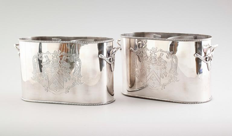 VINKYLARE, 1 par, nysilver, 1900-/2000-tal.