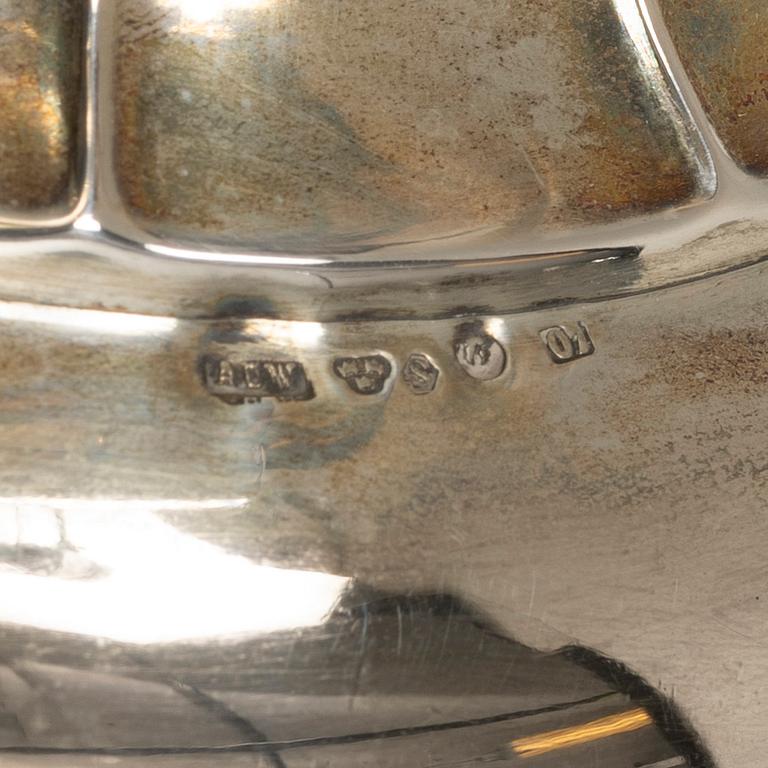 A Swedish silver bowl, mark of AU Wahlberg, Gävle 1916.