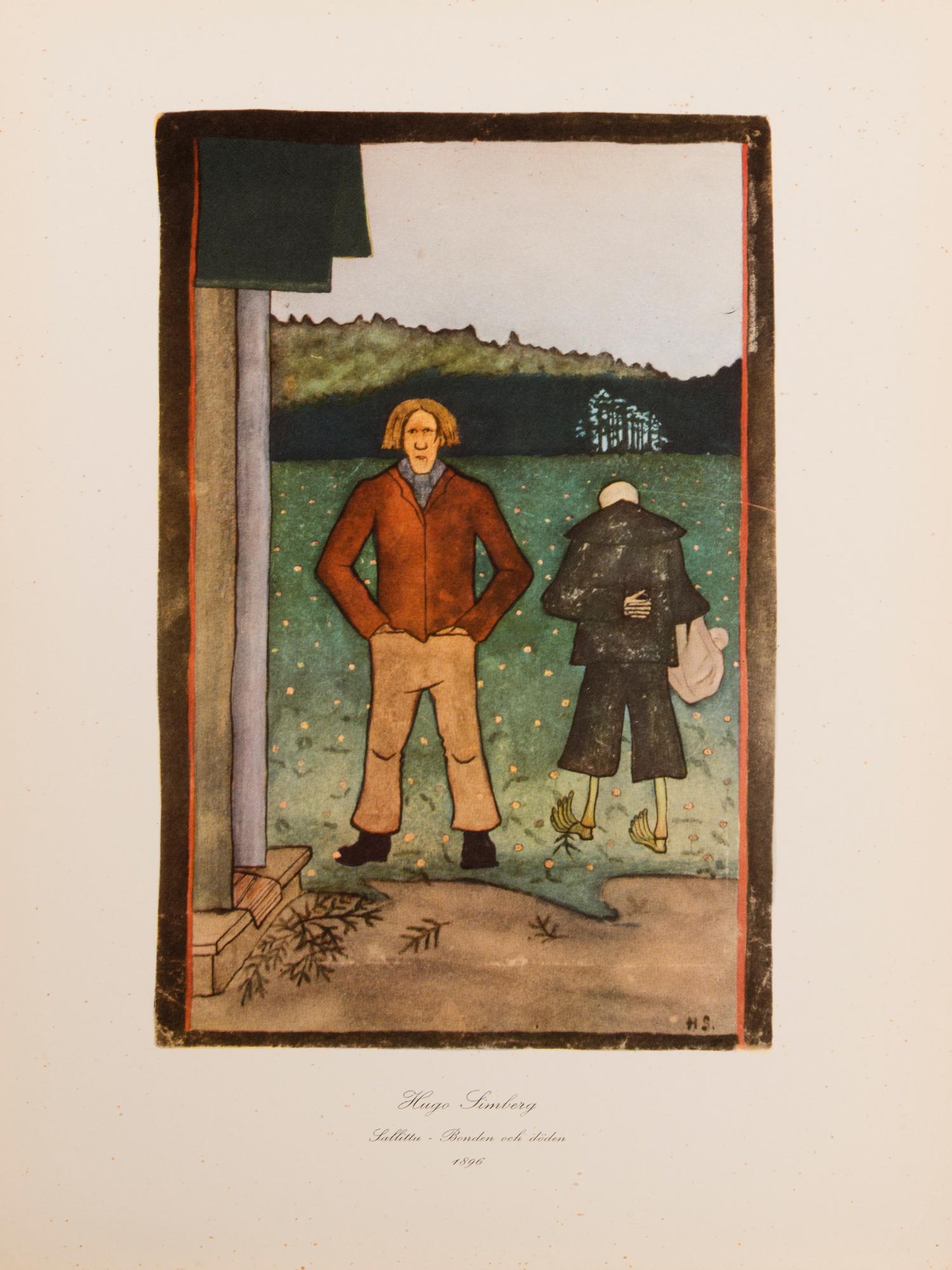 HUGO SIMBERG, after, a folder with 20 off-set printings, WSOY Porvoo 1952.