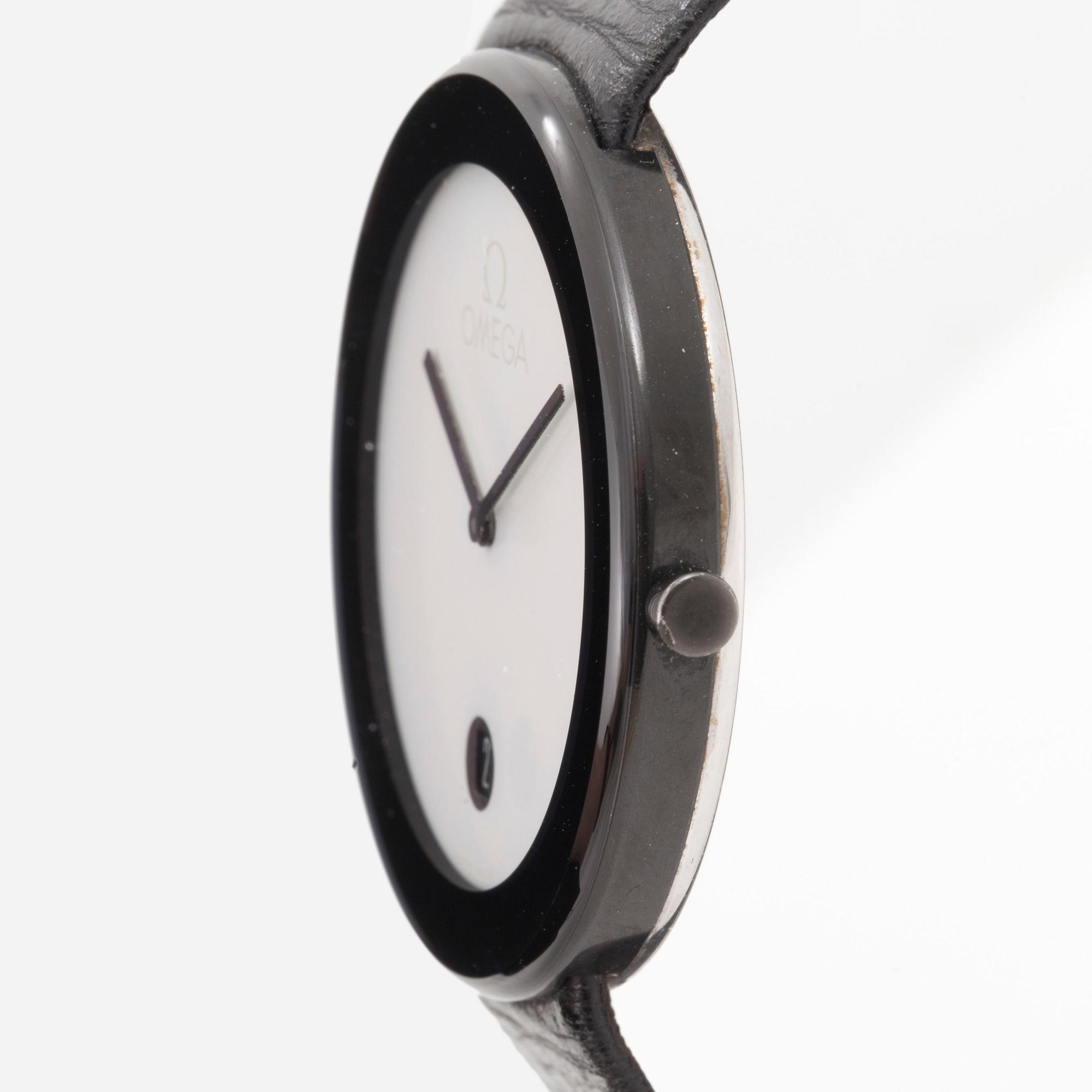 OMEGA, Art Collection, Maxi, designad av Max Bill, armbandsur, 40 mm,