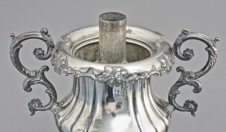 SAMOVAR, nysilver, 1800/1900-tal.