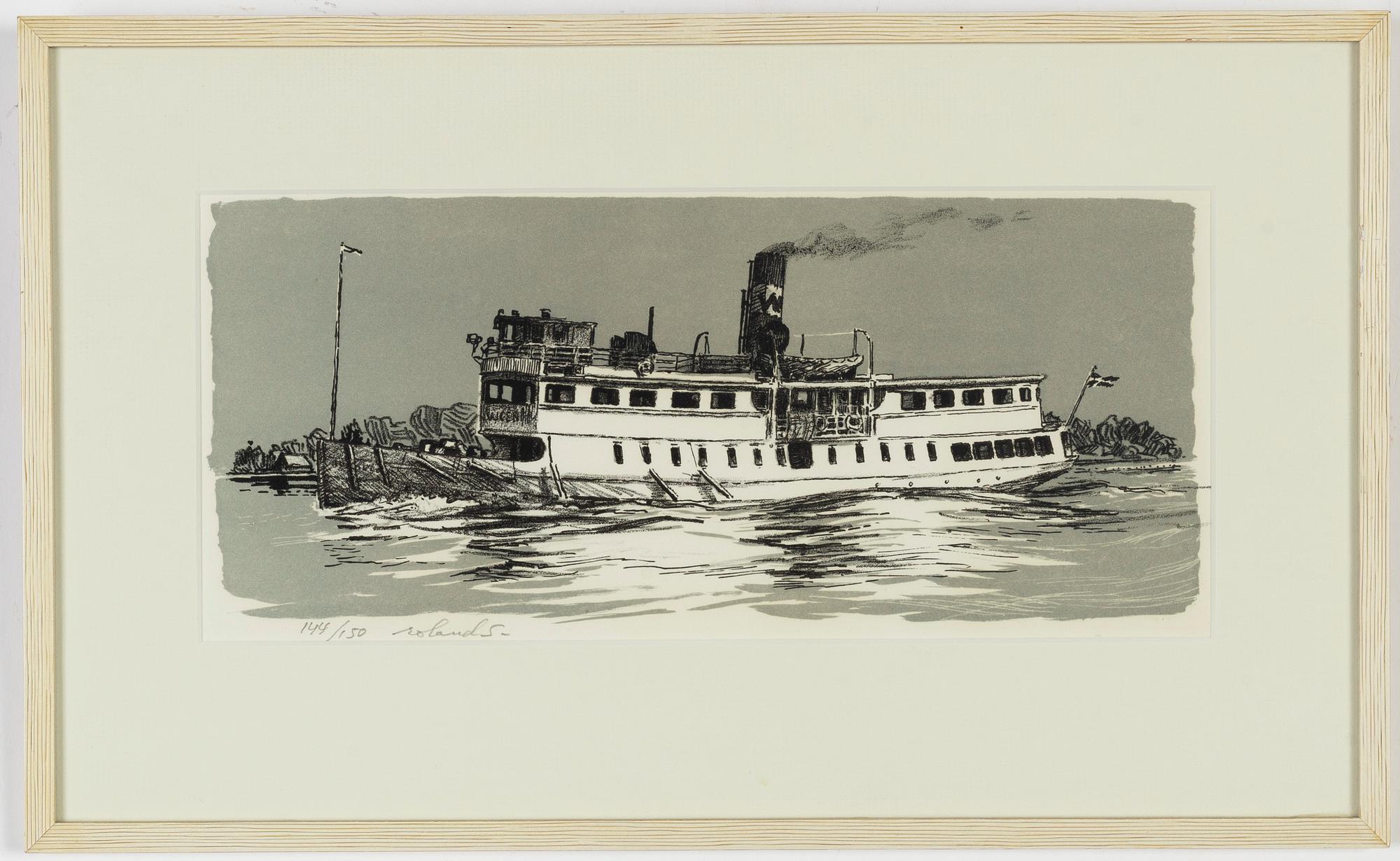 Roland Svensson, 2 lithographs, signed and one numbered 144/150.