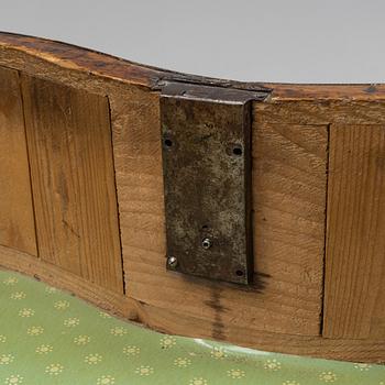 A central european late baroque chest of drawers, first part of the 18th century.