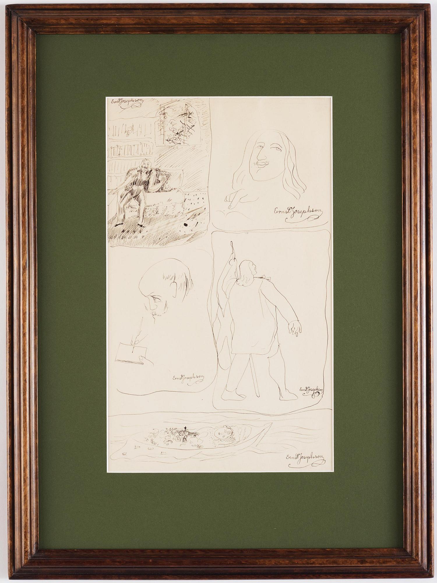 Ernst Josephson, Five figure studies.