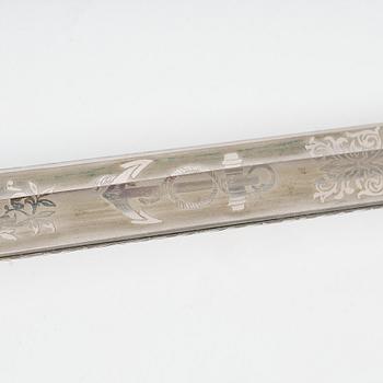 Sabel svensk, m/1915 för sjöofficer, med balja.