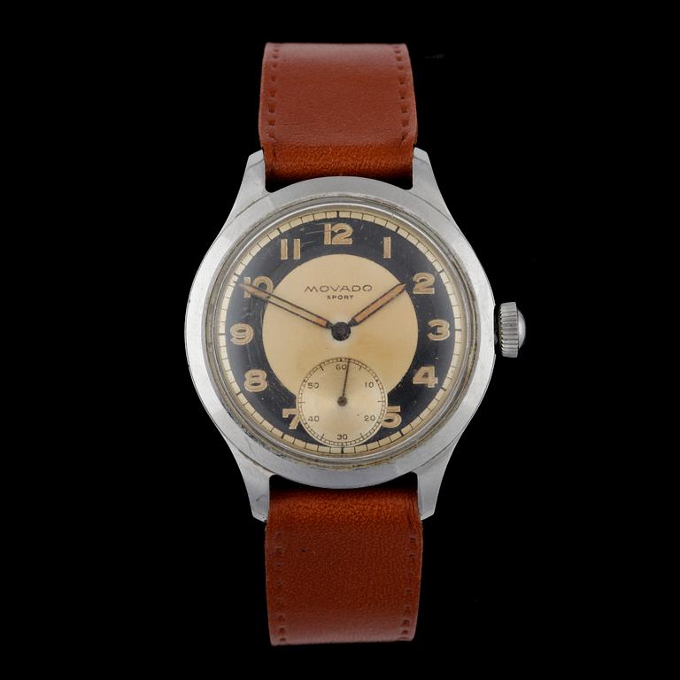 ARMBANDSUR, stål, Movado, Sport, 1950-tal.