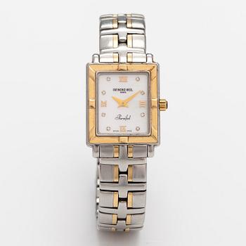 RAYMOND WEIL, Parsifal, rannekello, 22 x 14 mm.