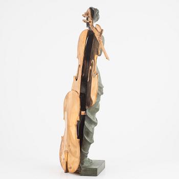 Arman (Armand Pierre Fernandez), "Venus et violoncelle".