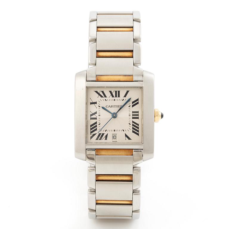 Cartier, Tank Française, armbandsur, 28 x 24 (32) mm.