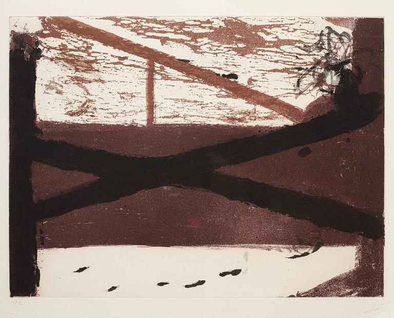 Antoni Tàpies, "Le lit".