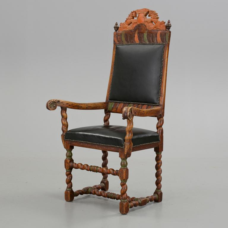 KARMSTOL, barock, 1700-tal.