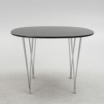 Bruno Mathsson, a "Supercirkel" dining table, Fritz Hansen, Denmark, 1980.