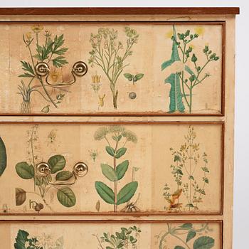 Josef Frank, a 'Flora' chest of drawers, Svenskt Tenn Sweden 1930-40s.