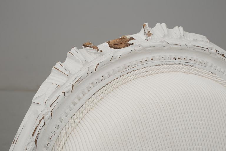 STOLAR, ett par, Louis XVI-stil, 1900-talets första hälft.