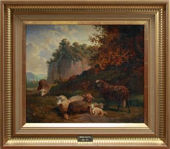 WILHELM ENGSTRÖM, olja på duk, sign o dat 1864.