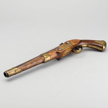 A FLINTLOCK PISTOL, model m/1807.