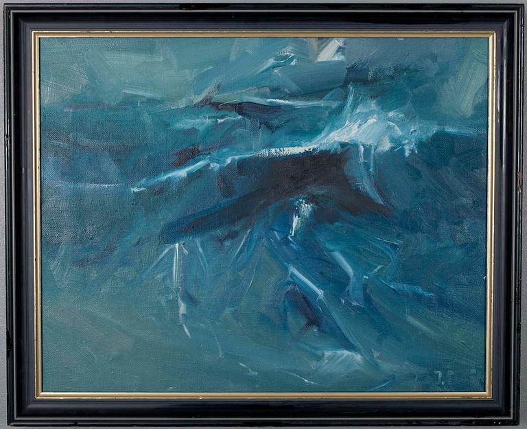 JAAN ELKEN, olja på duk, signerad.