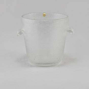 CHAMPAGNEKYLARE, glas, Boda, omkring 1900-talets mitt.
