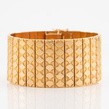 Armband, 18K guld, Italien.