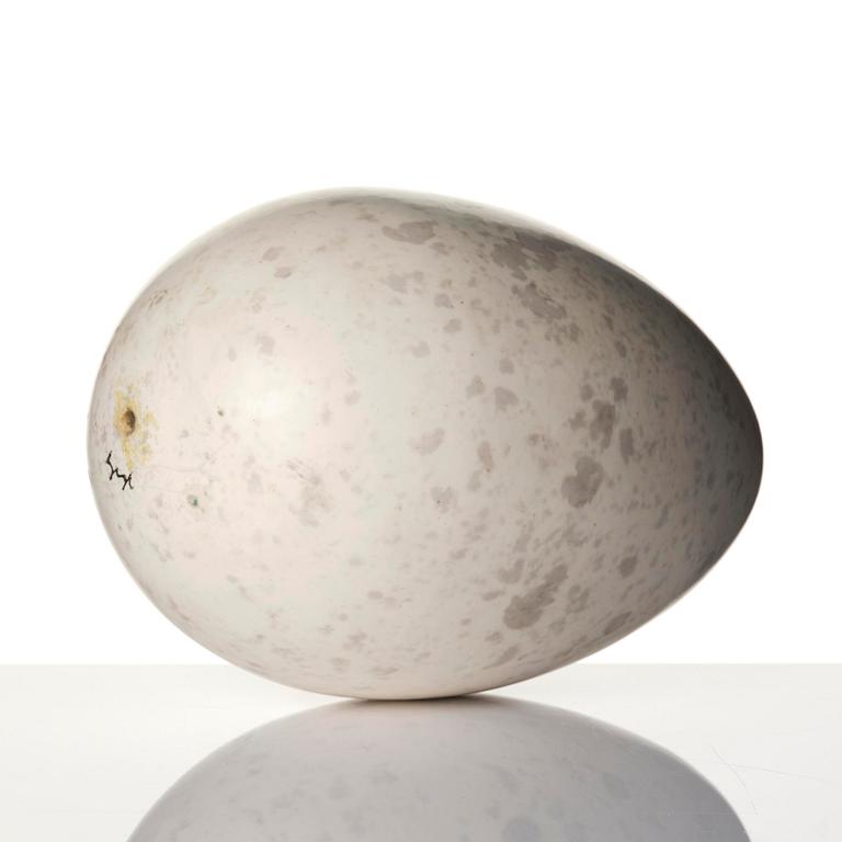Hans Hedberg, a faience sculpture of an egg, Biot, France.