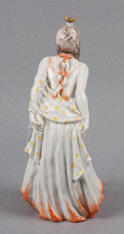 FIGURIN, porslin, modellnr 1793, Friedrich-Gronau, Rosenthal Kunstabsteilung, Tyskland.