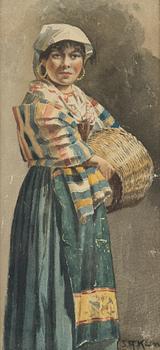 Sigfrid August Keinänen, Porträtt av en kvinna.