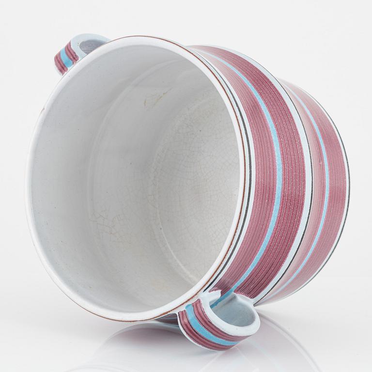 Stig Lindberg, an earthenware pot, Gustavsberg Studio, Sweden.