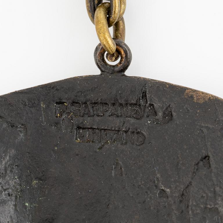 Pentti Sarpaneva, collier, brons.