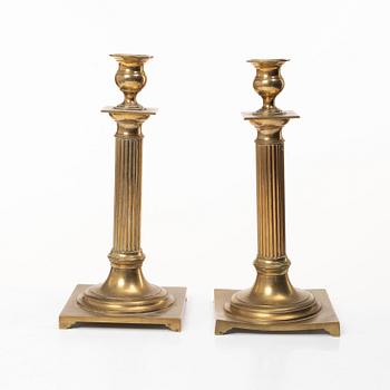 Skultuna Messingsbruk, Candlesticks, a pair, early 20th century.