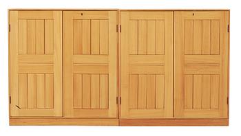 95. Two Mogens Koch birch cabinets, Rud Rasmussen, Denmark.