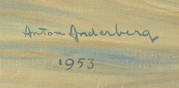 Wall panels, 3 pcs, 20th century, Motif from Hagaparken.