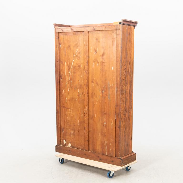A late Empire mahogany book case.