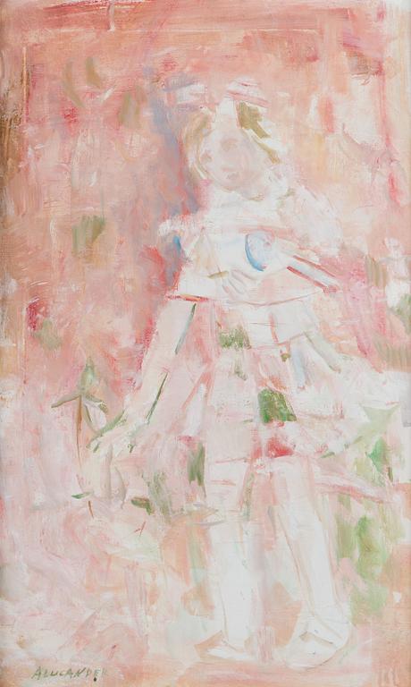 Anitra Lucander, Child and doll.