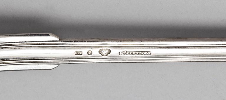 SOPPSLEV, silver, Gustaf Möllenborg, Stockholm 1836. Vikt ca 350 g.