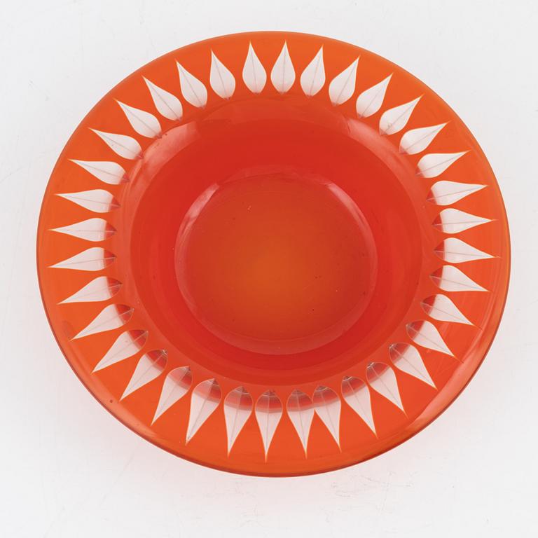 Sigurd Persson, a glass bowl, Kosta.