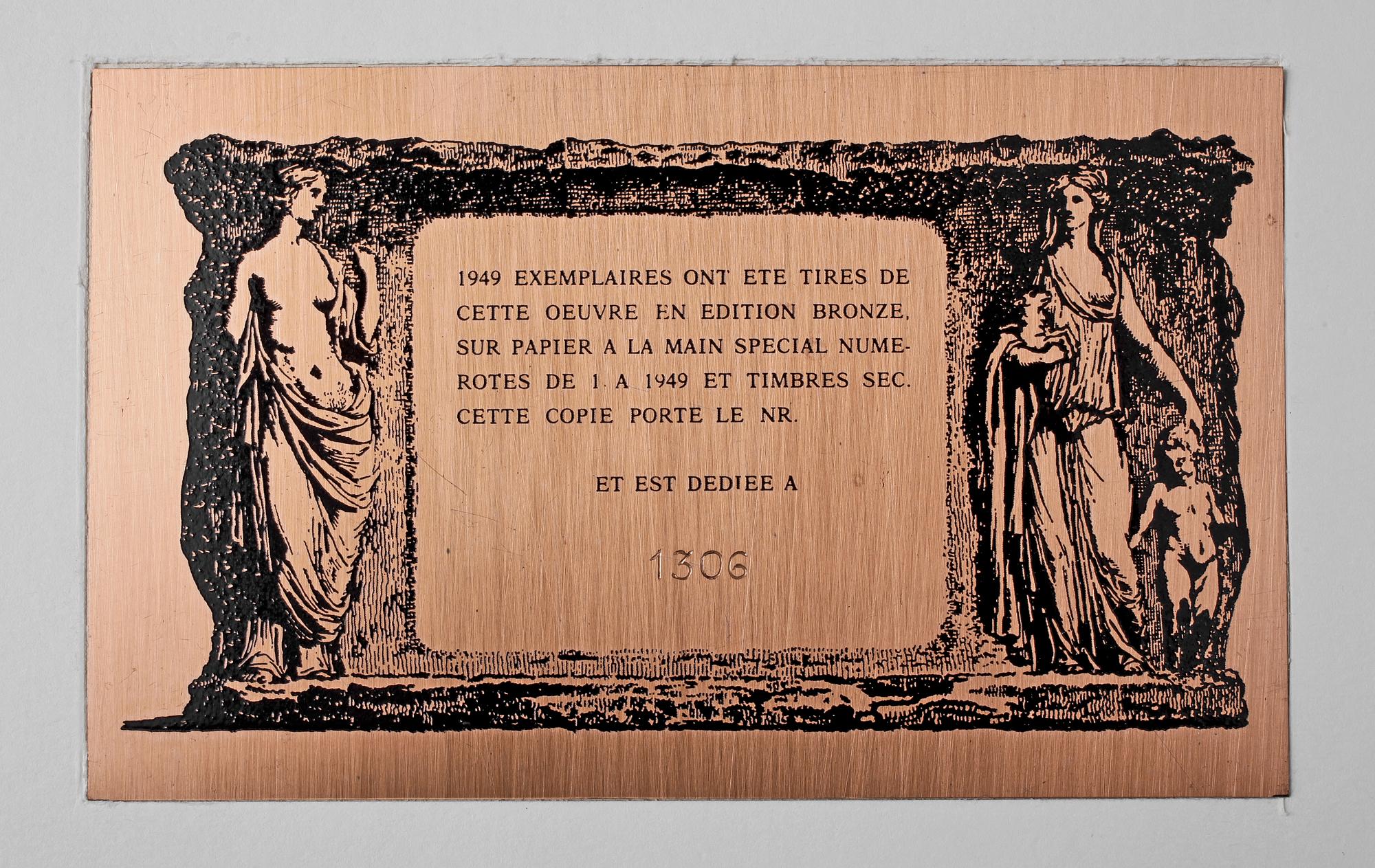 BOK, J-Marie Bergere, Le Livre de Rome, Editalia 1973. numrerad upplaga, nr 1306/1949.