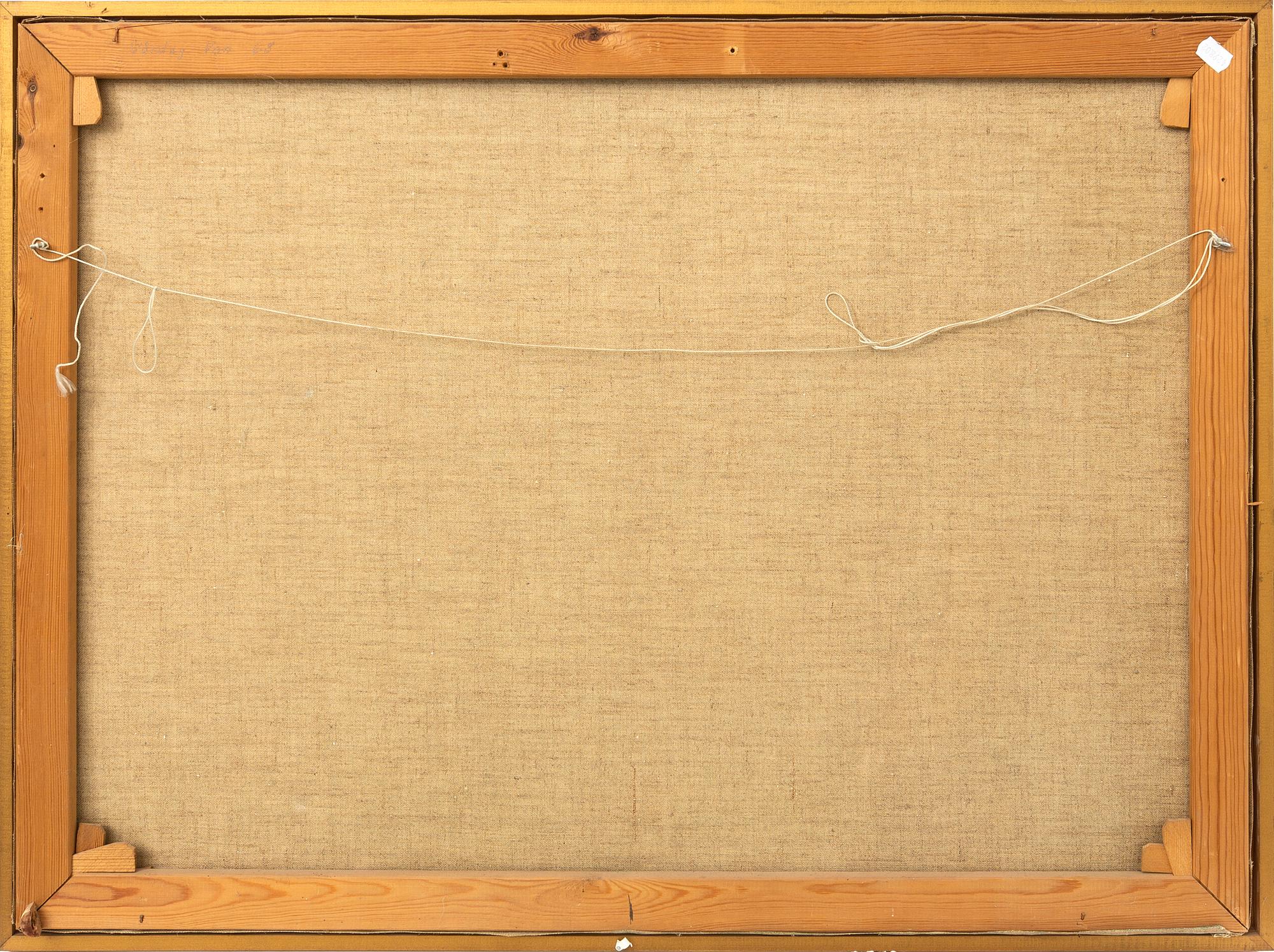 Gustav Rudberg, olja på duk signerad.