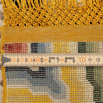 Matta semiantik silke Kina, ca 185 x 122 cm.