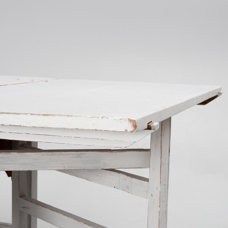 A drop-leaf table, Sweden, 19th century.