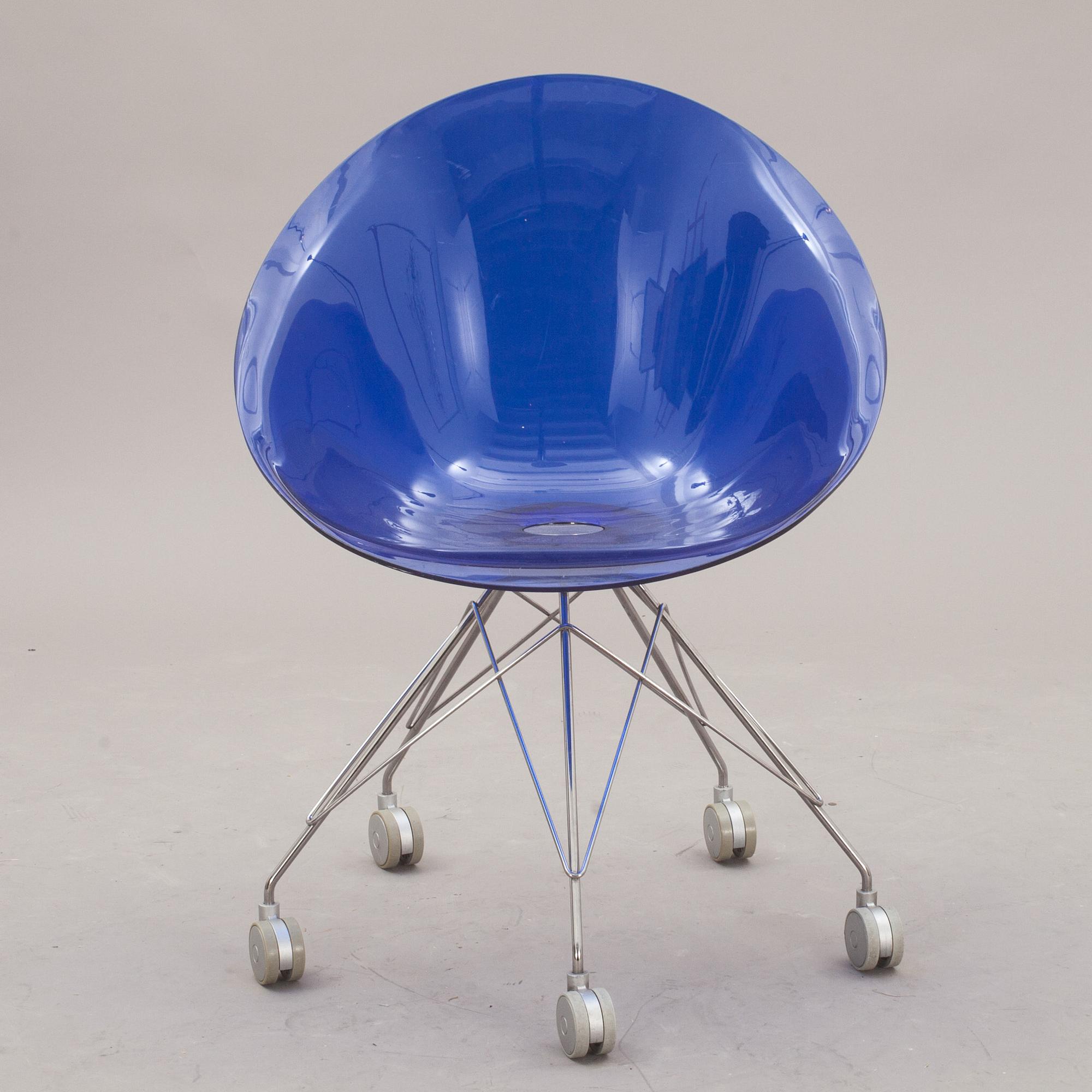 SKRIVBORDSSTOL, "Eros", Philippe Starck för Kartell, märkt.