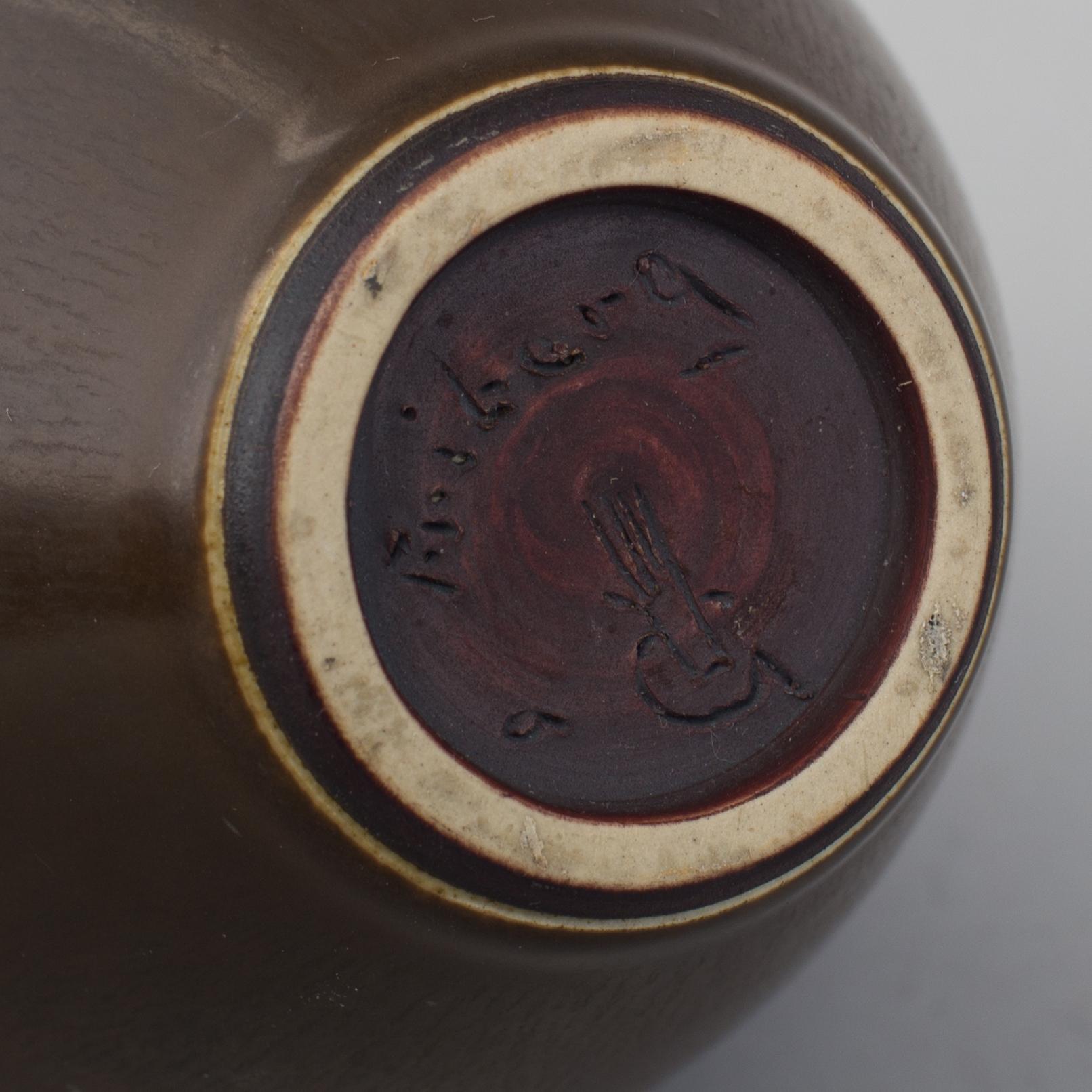 BERNDT FRIBERG, vas av stengods, Gustavsberg studio 1959.