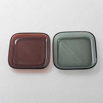 Kaj Franck, an 11-piece set of glass dishes model 5269, Nuutajärvi 1954-68.