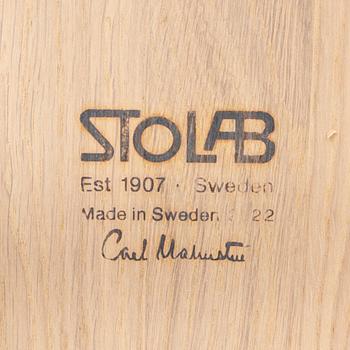 A set of two Carl Malmsten "Lilla Åland" chairs from Stolab, contemporary.