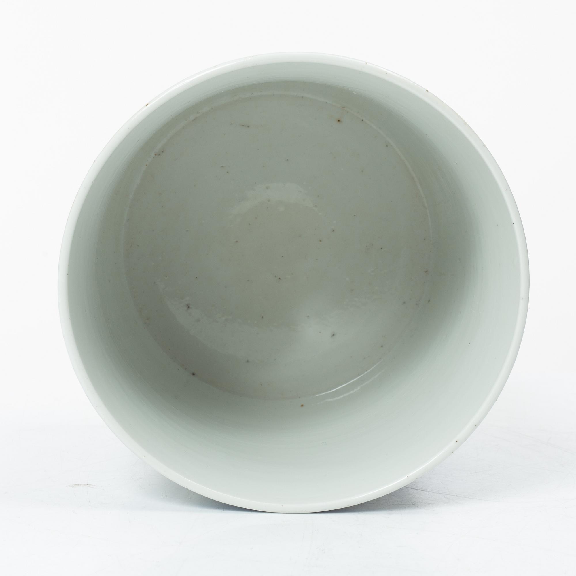 Penselställ, porslin, Kina, sen Qingdynasti / 1900-tal.