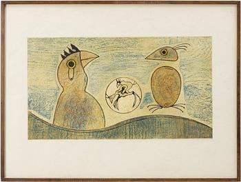 Max Ernst, "Oiseaux souterraines".