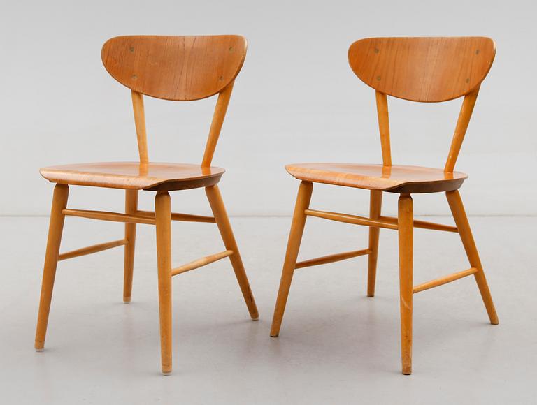 STOLAR, 5 st, sannolikt Bröderna Wigells stolfabrik AB, 1900-talets mitt.