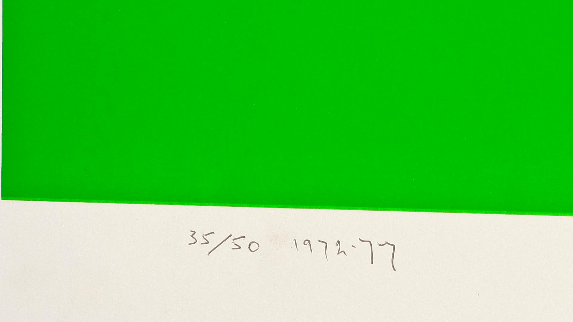 OLLE BAERTLING, färgseriegrafi, sign o dat 1972-77, numr 35/50.