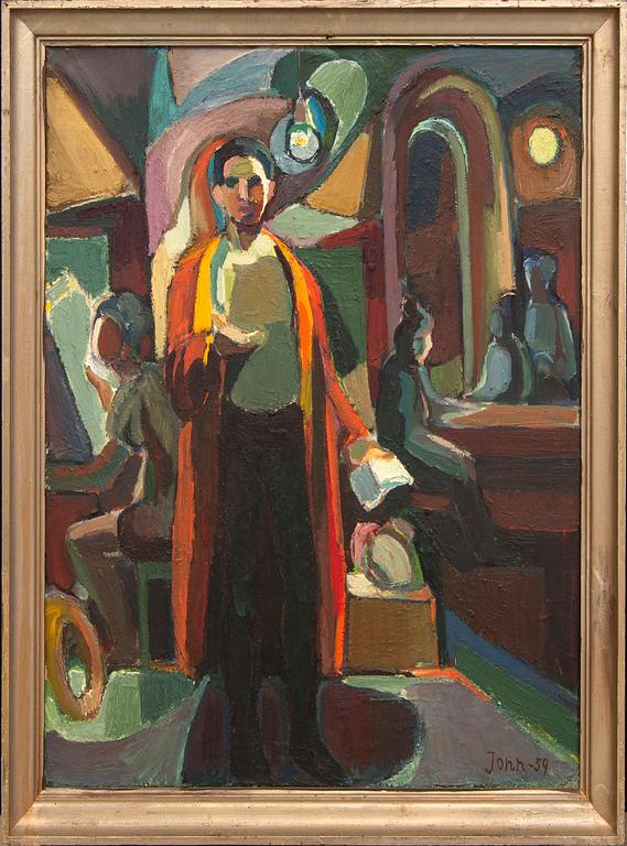 Gunnar Jonn, a signed and dated oil on canvas.