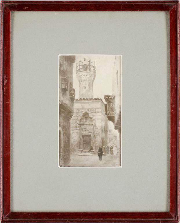 FRANS WILHELM ODELMARK, blyertsteckning, sign.