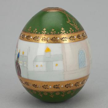 PÅSKÄGG, porslin, sannolikt Kuznetsov, 1900-talets början.